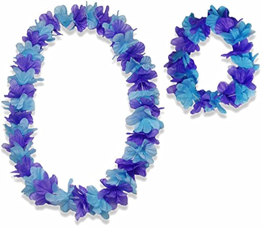 Amazon.co.jp: アロハハワイレイ カウアイ レイ&ヘッドバンド セット